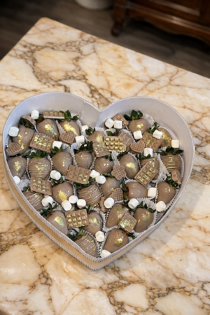 Corazon de fresas achocolatadas R22